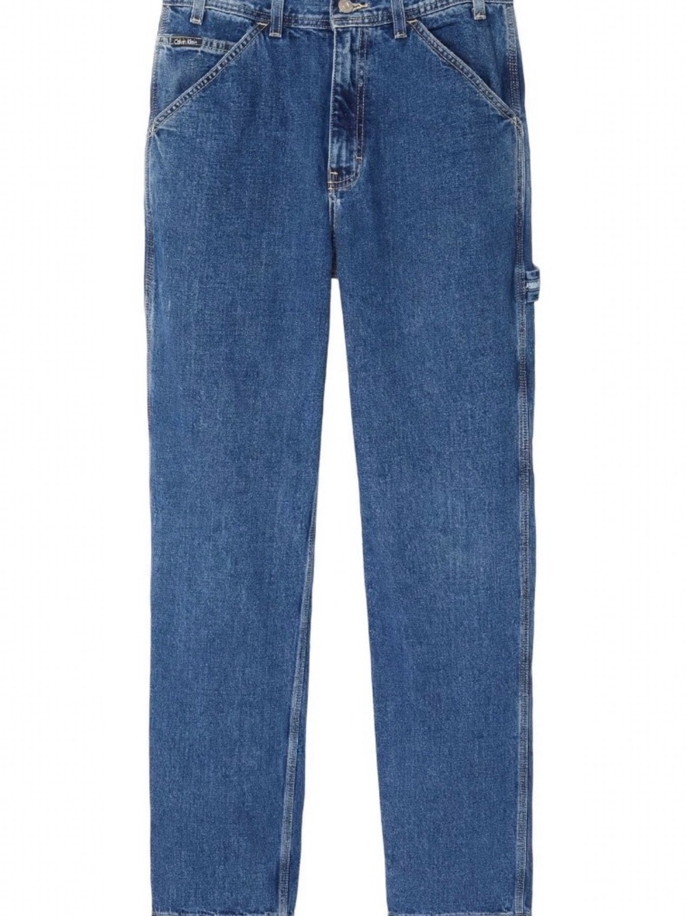 Calvin Klein Carpenter Jeans Women’s 6 Y2K Workwear Painter Double Stone
